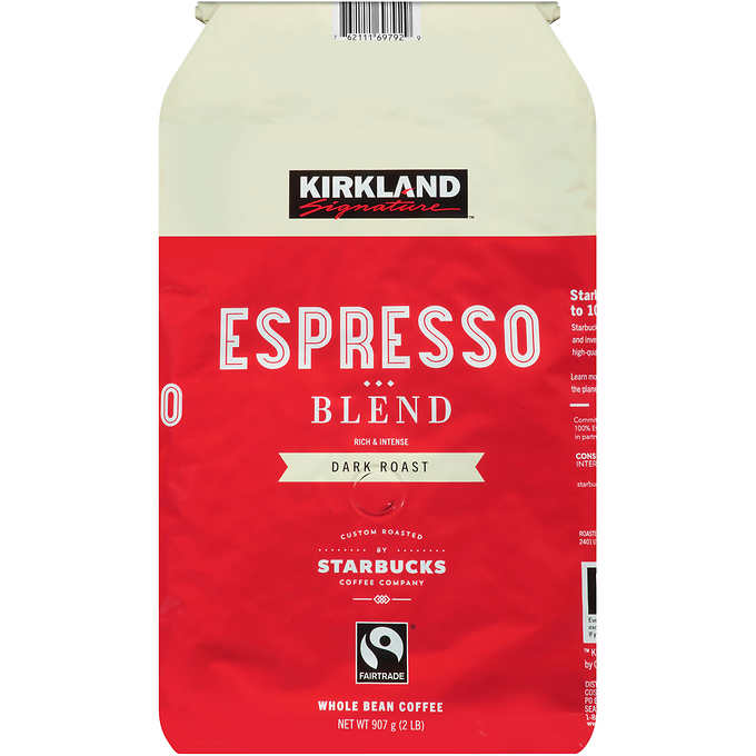 KS Starbucks Espresso Blend Beans 2.5lb (Red)